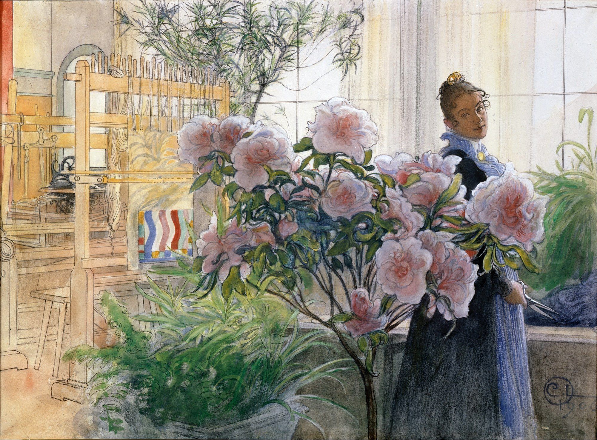 Illustration by Carl Larsson