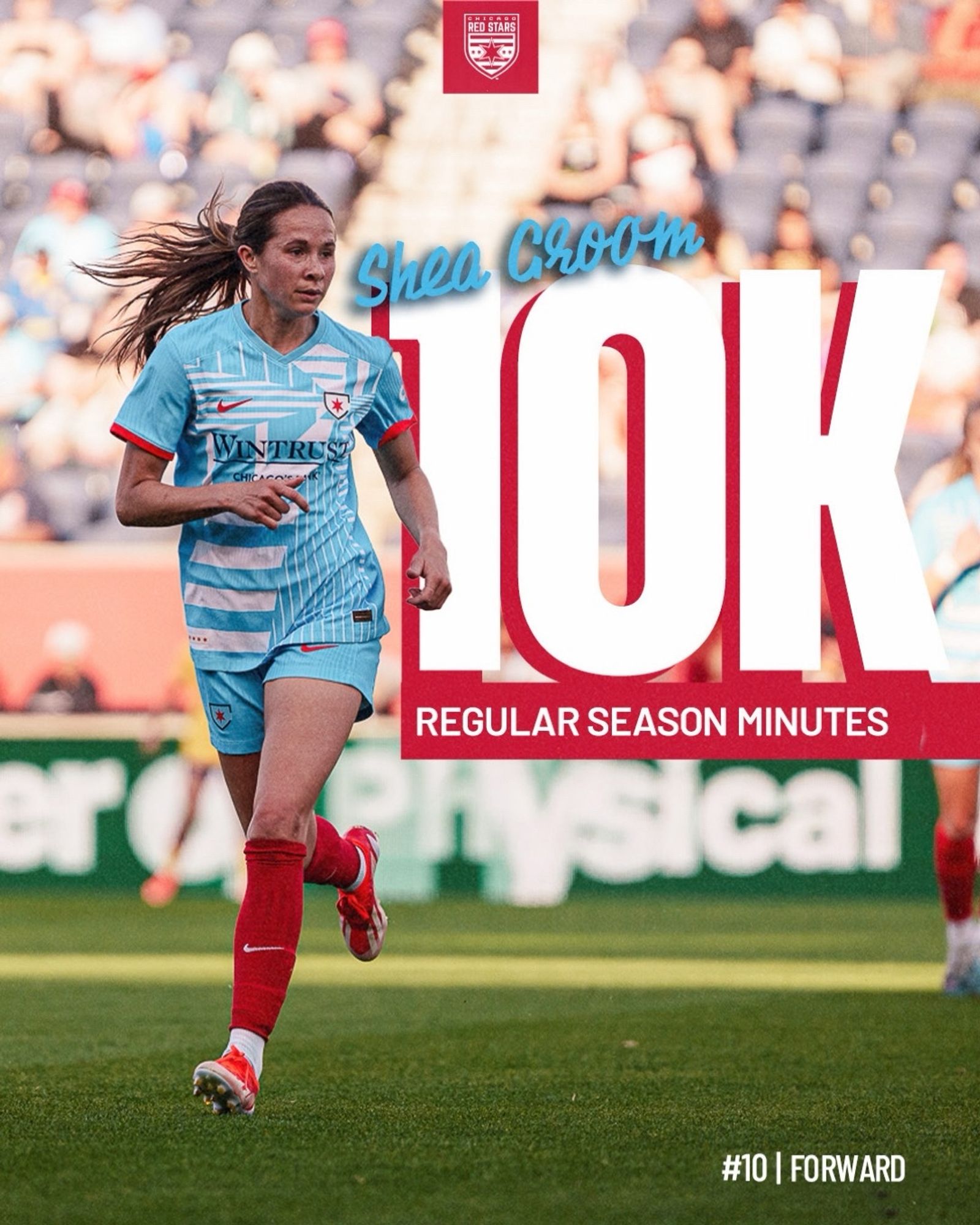 RED STARS

SHEA GROOM
10K
REGULAR SEASON MINUTES