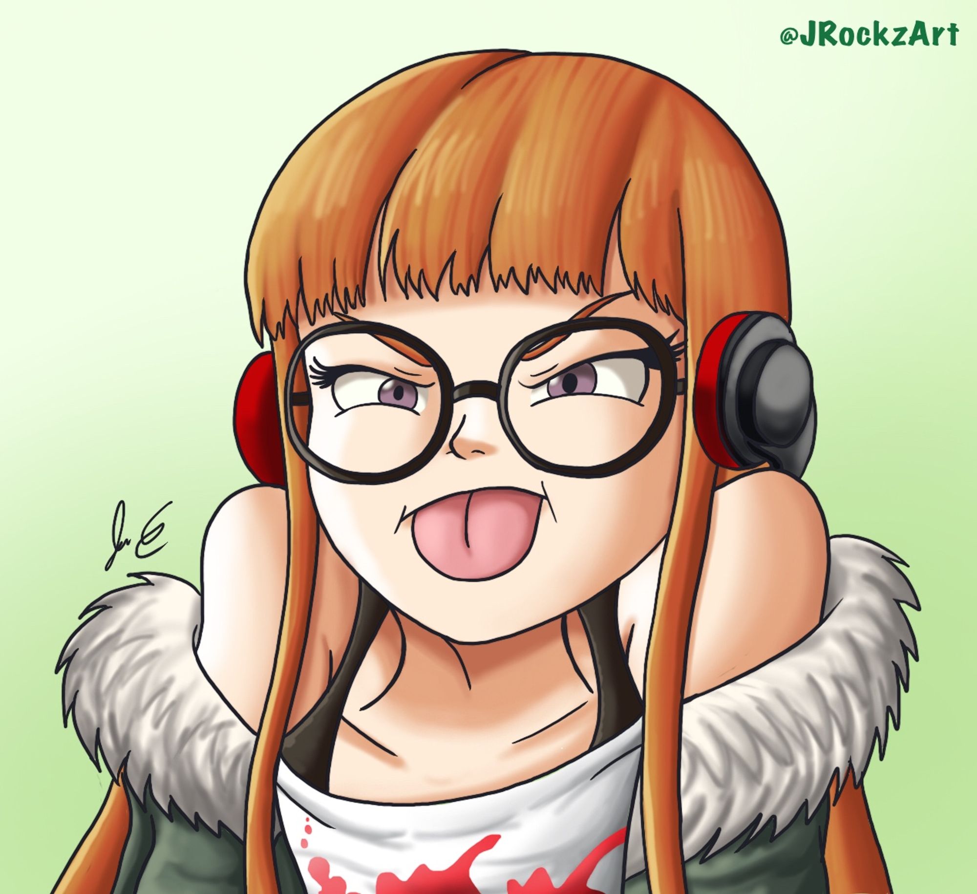 Fanart of Futaba from Persona 5.