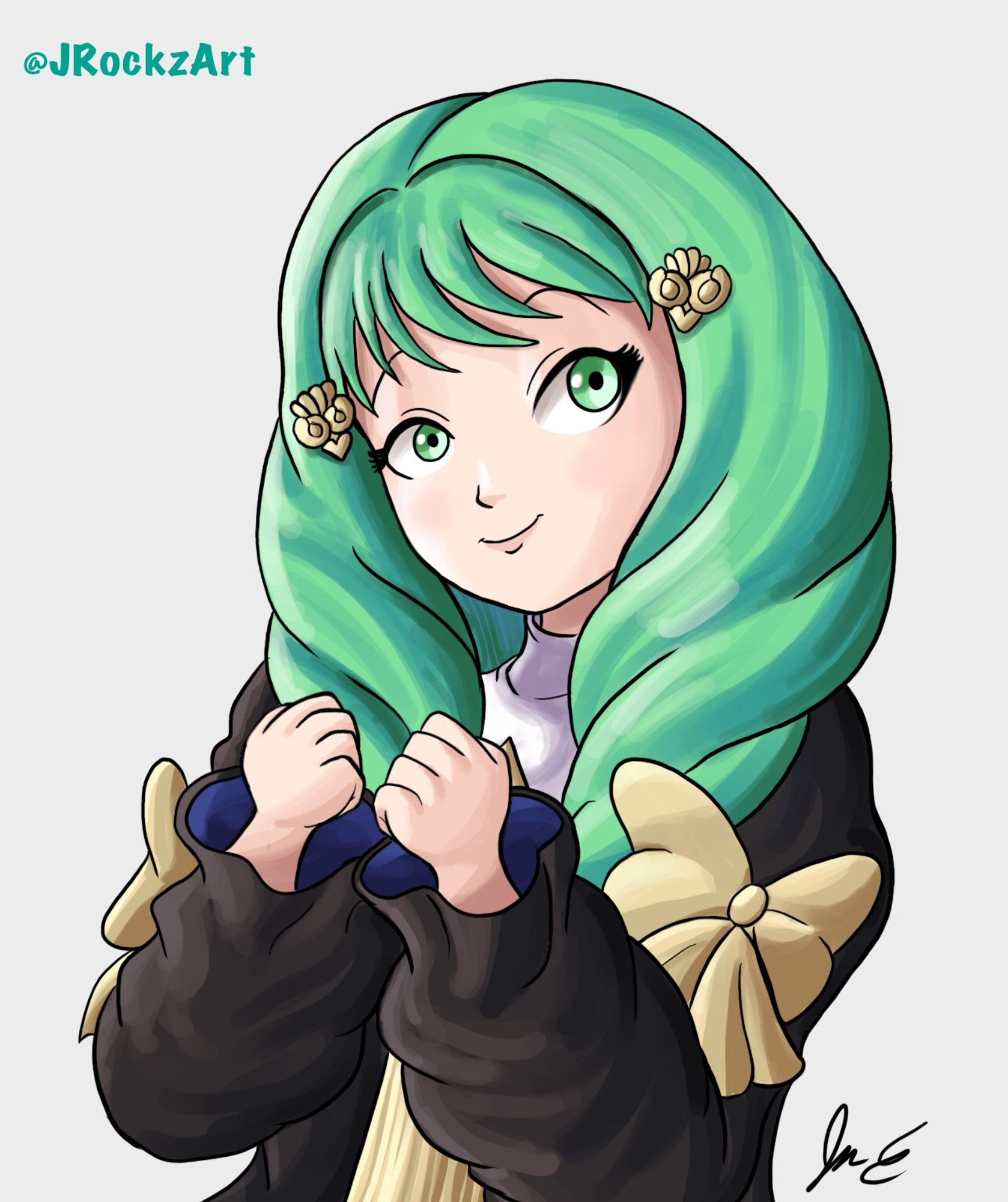 Fanart of Flayn from Fire Emblem Three Houses.