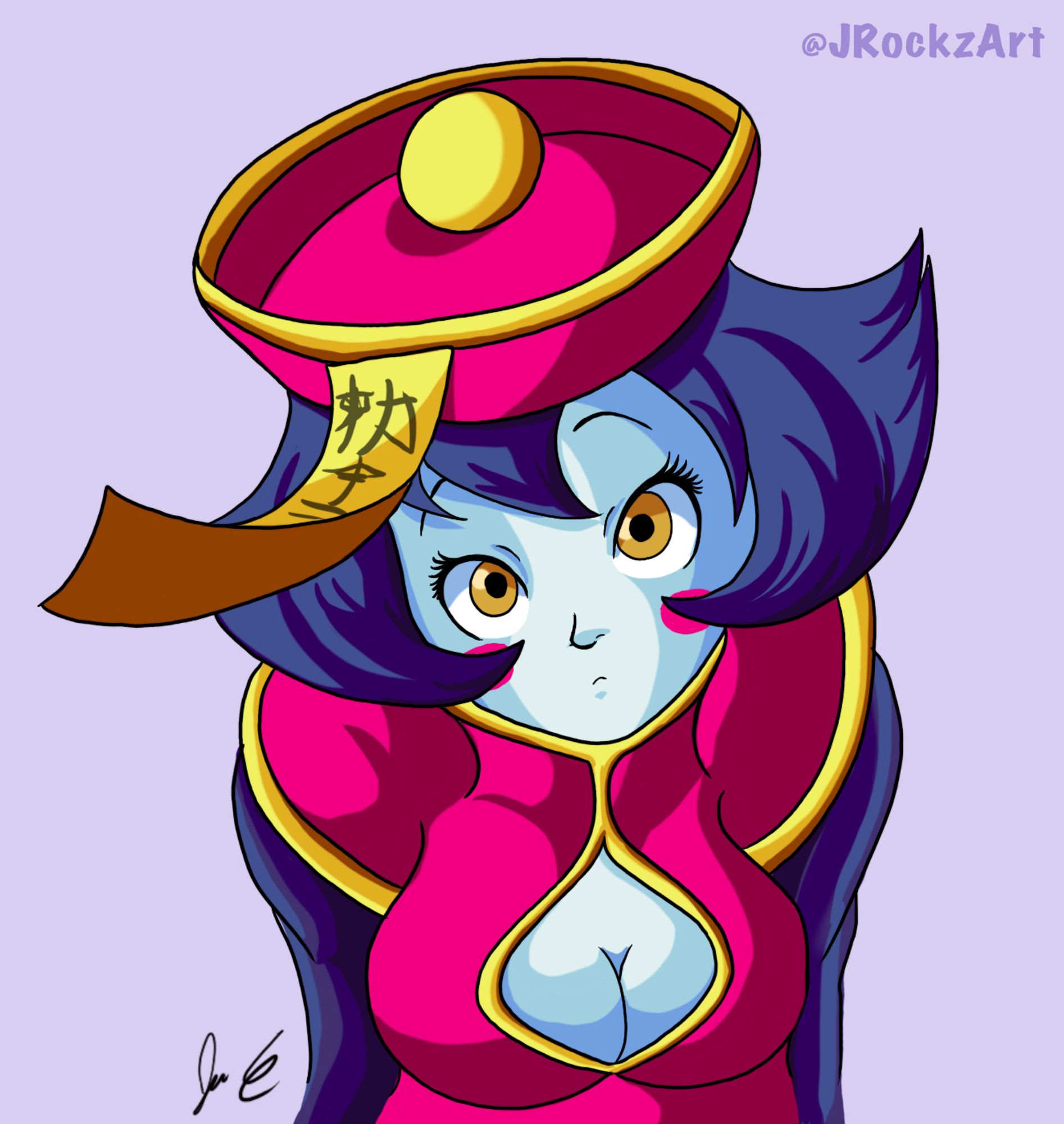 Fanart of Hsien Ko / Lei Lei from Darkstalkers.