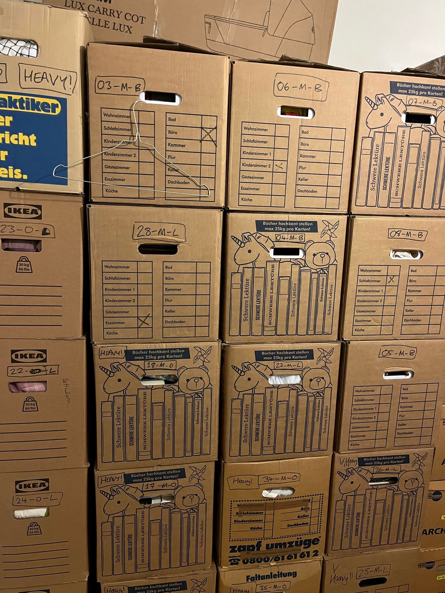 Big pile of boxes