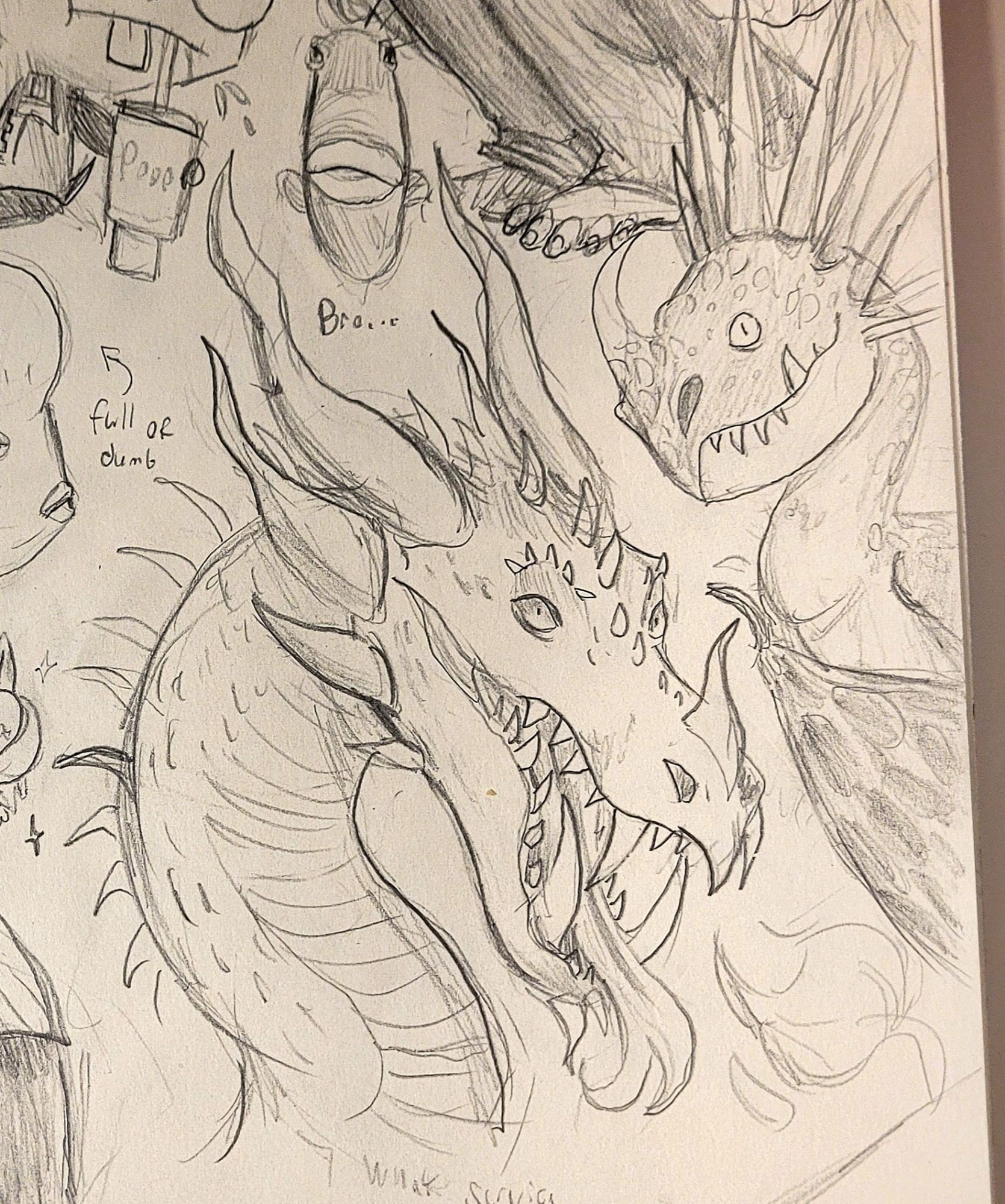 Dragon doodles