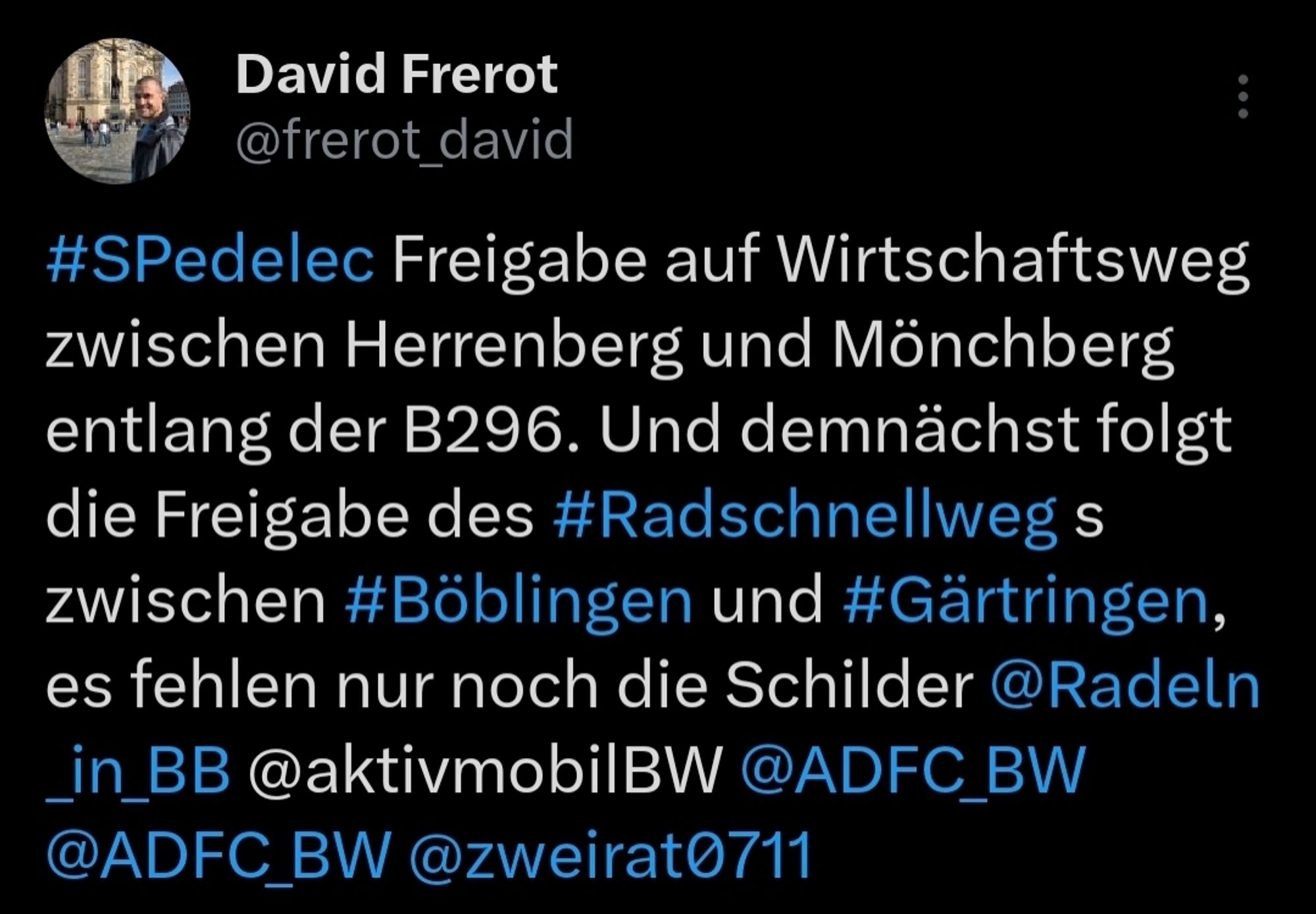 Tweet mit denselben Text