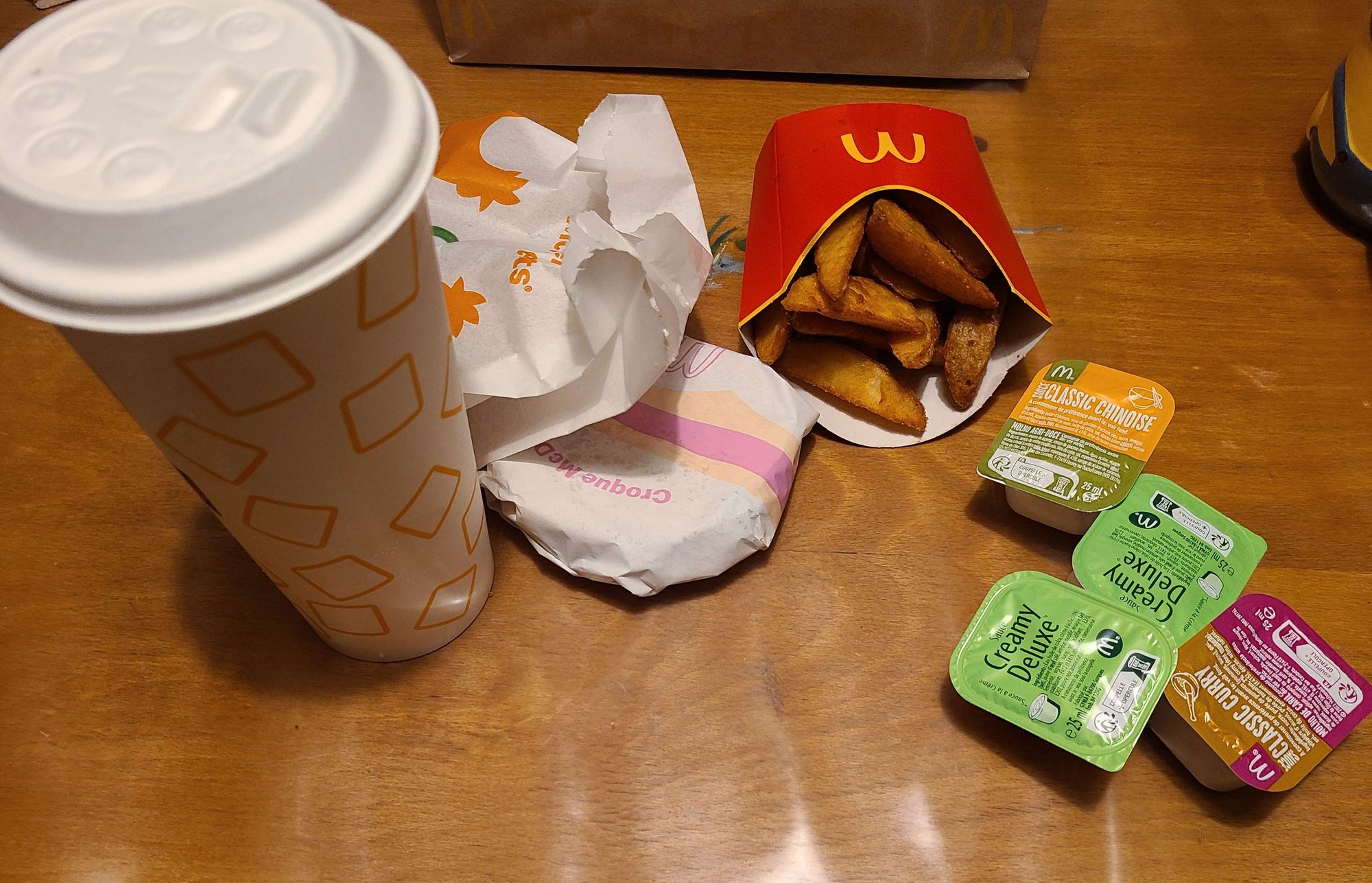 Menu Mac Donald