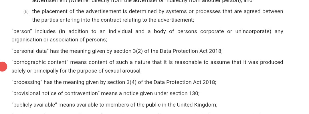 “pornographic content” means content of such a nature that it is reasonable to assume that it was produced solely or principally for the purpose of sexual arousal;
