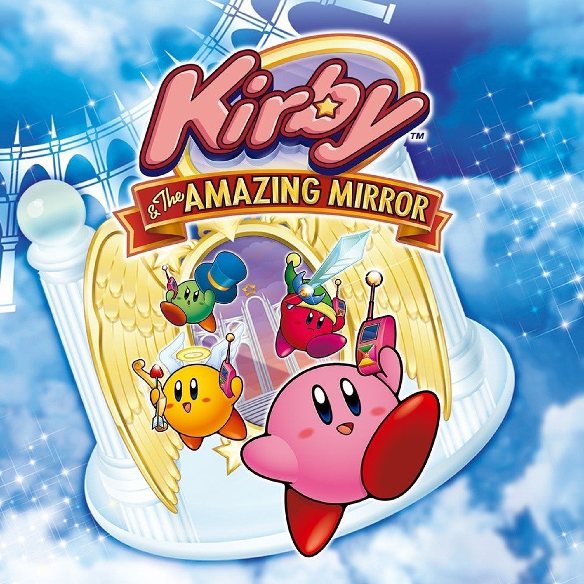 Kirby & The Amazing Mirror, a Game Boy Advance title that released the same year as Kingdom Hearts: Chain of Memories.

I have a Japanese copy of the game with 100% save files on it.