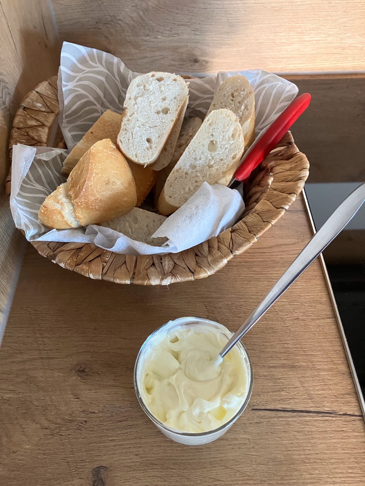 Aioli mit Baguette