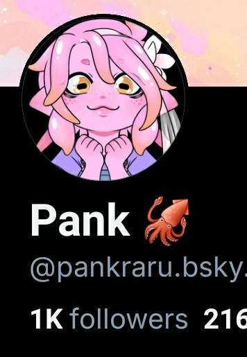 Pank has acquired 1000 followers!