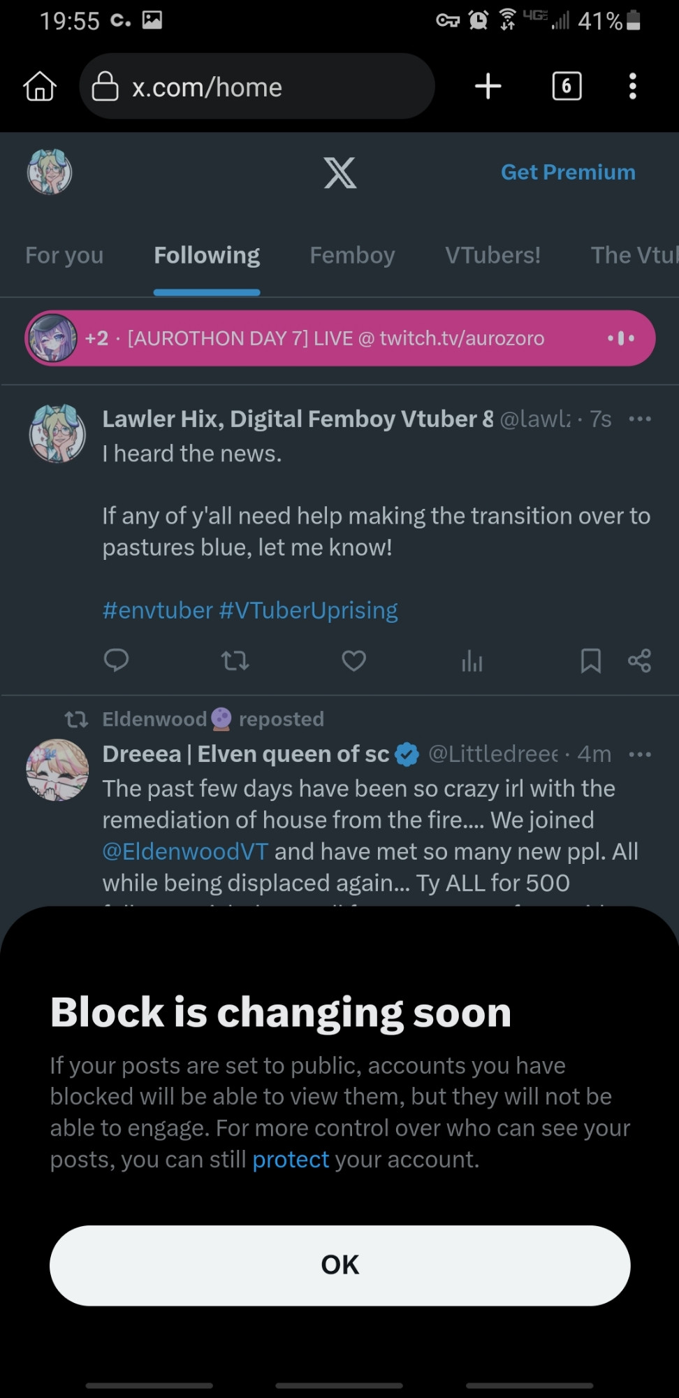 Block is changing soon!