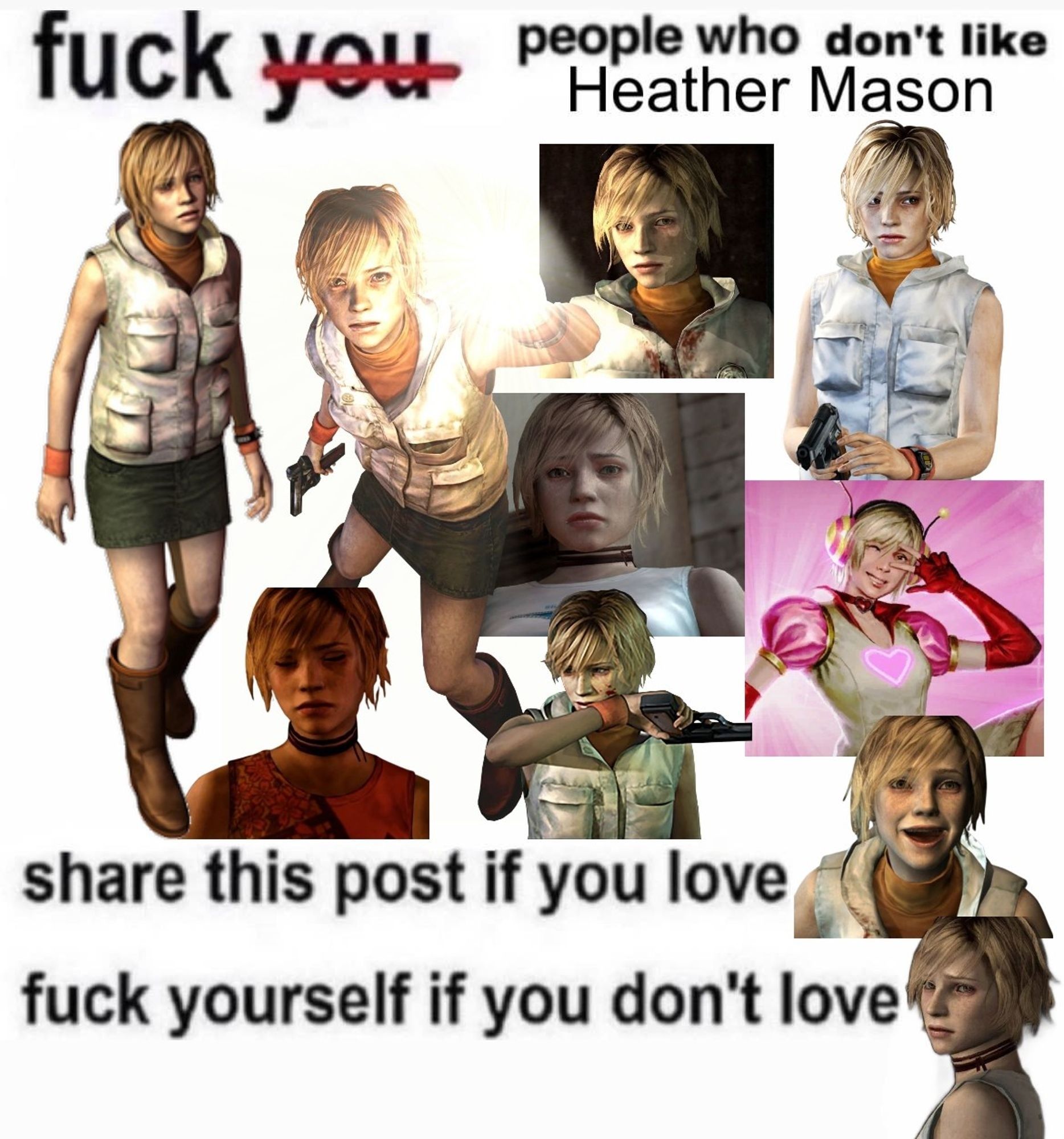 cheryl mason, heather mason, silent hill