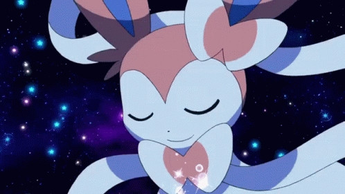 Sylveon doing Hyper Voice(?)