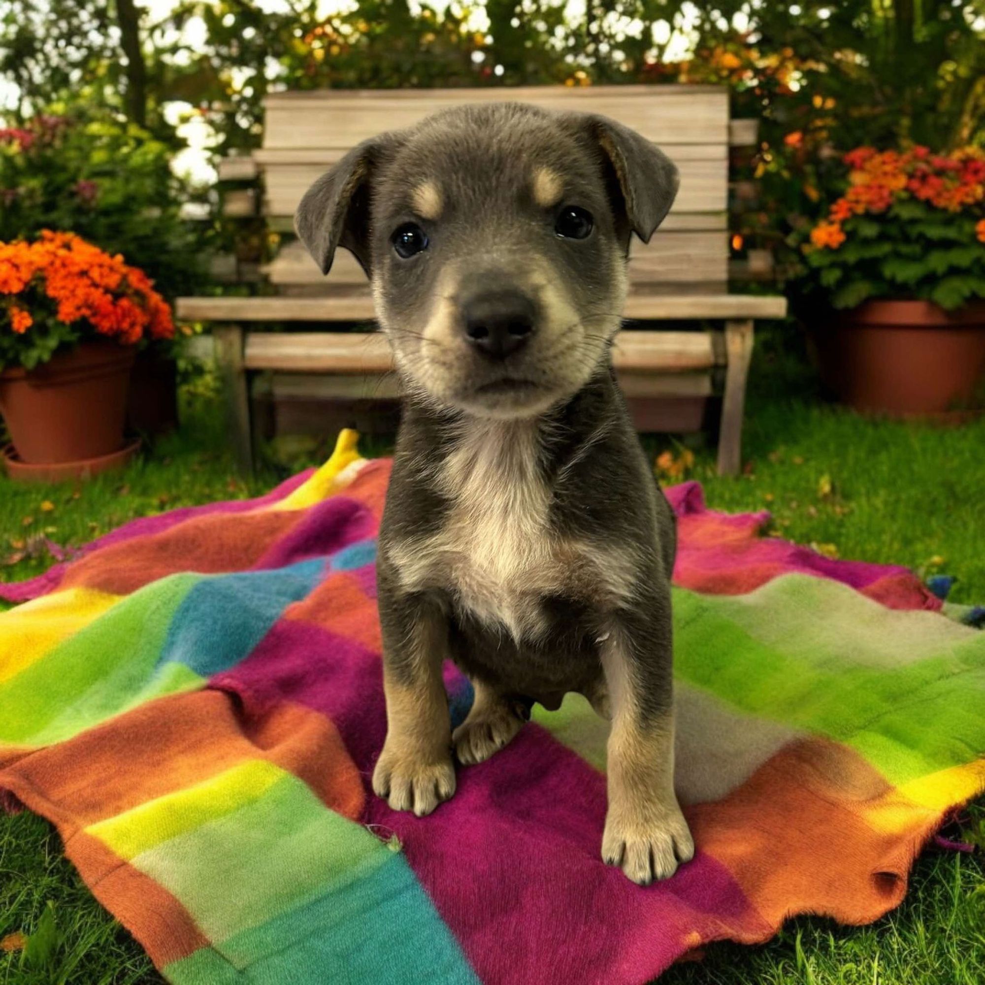 Twix is a Baby Husky mix described as: Affectionate, Brave, Curious, Friendly, Funny, Loves, Playful and Smart