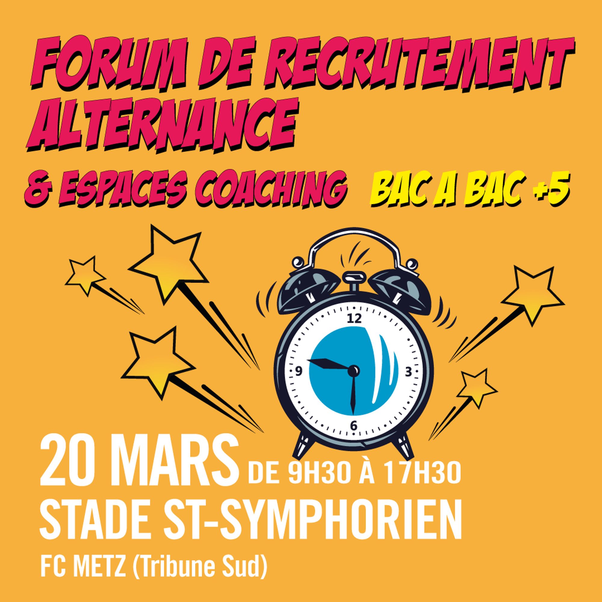 Forum de recrutement alternance le 20 mars 2024