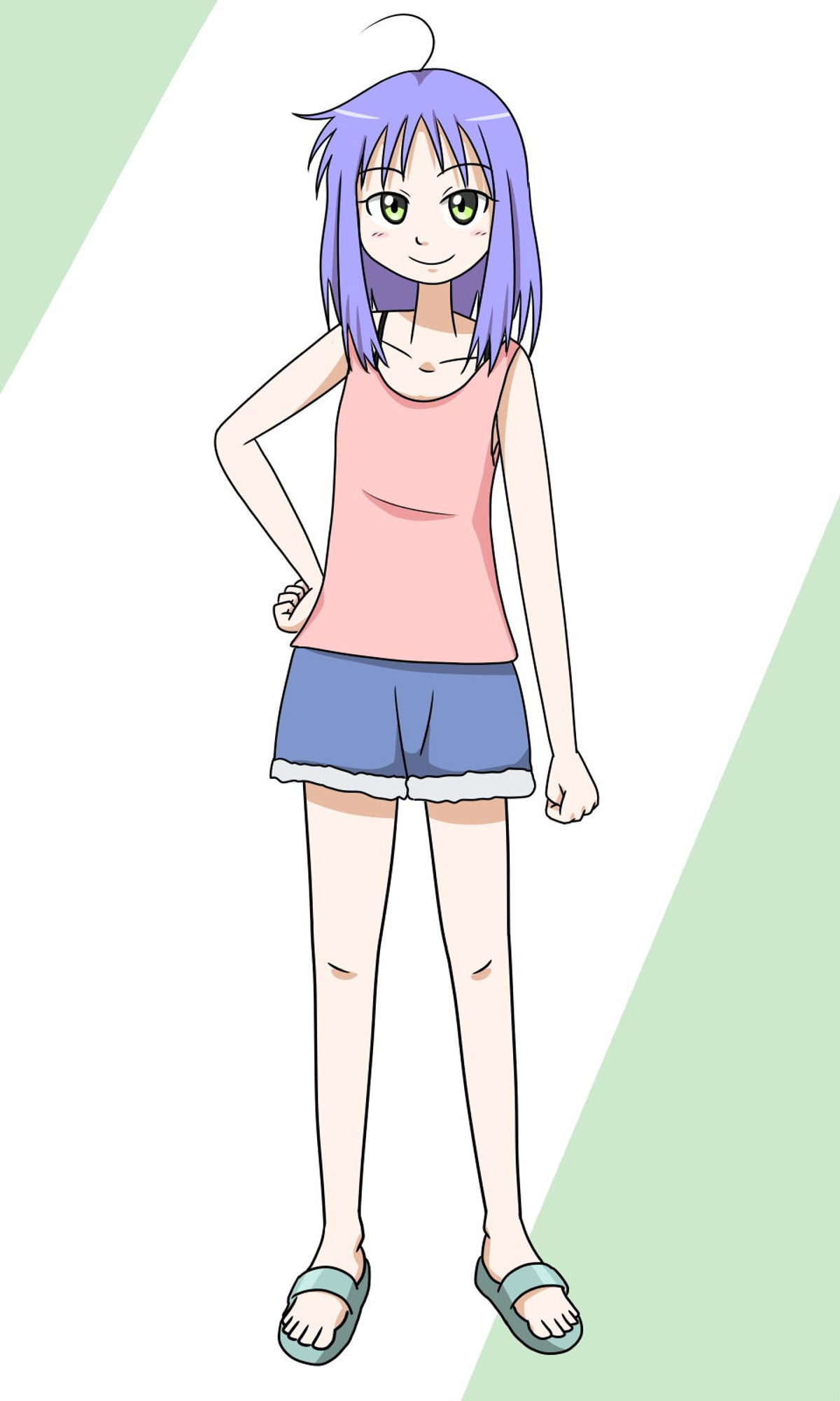 私服でドヤ顔の信乃ちゃん