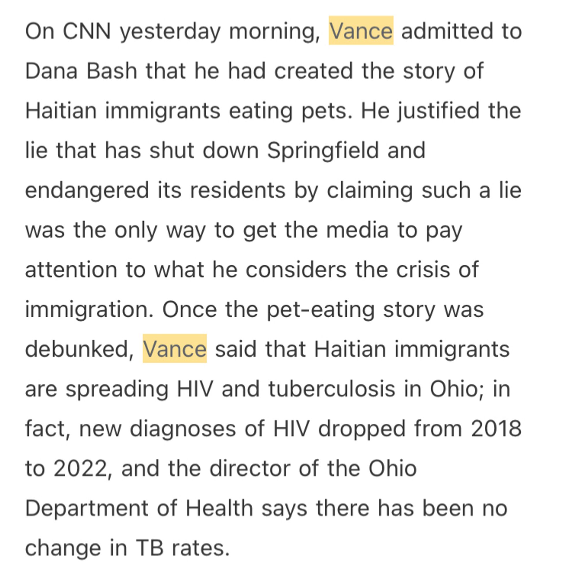 Paragraph Vance admitting he lies, via https://open.substack.com/pub/heathercoxrichardson/p/september-16-2024