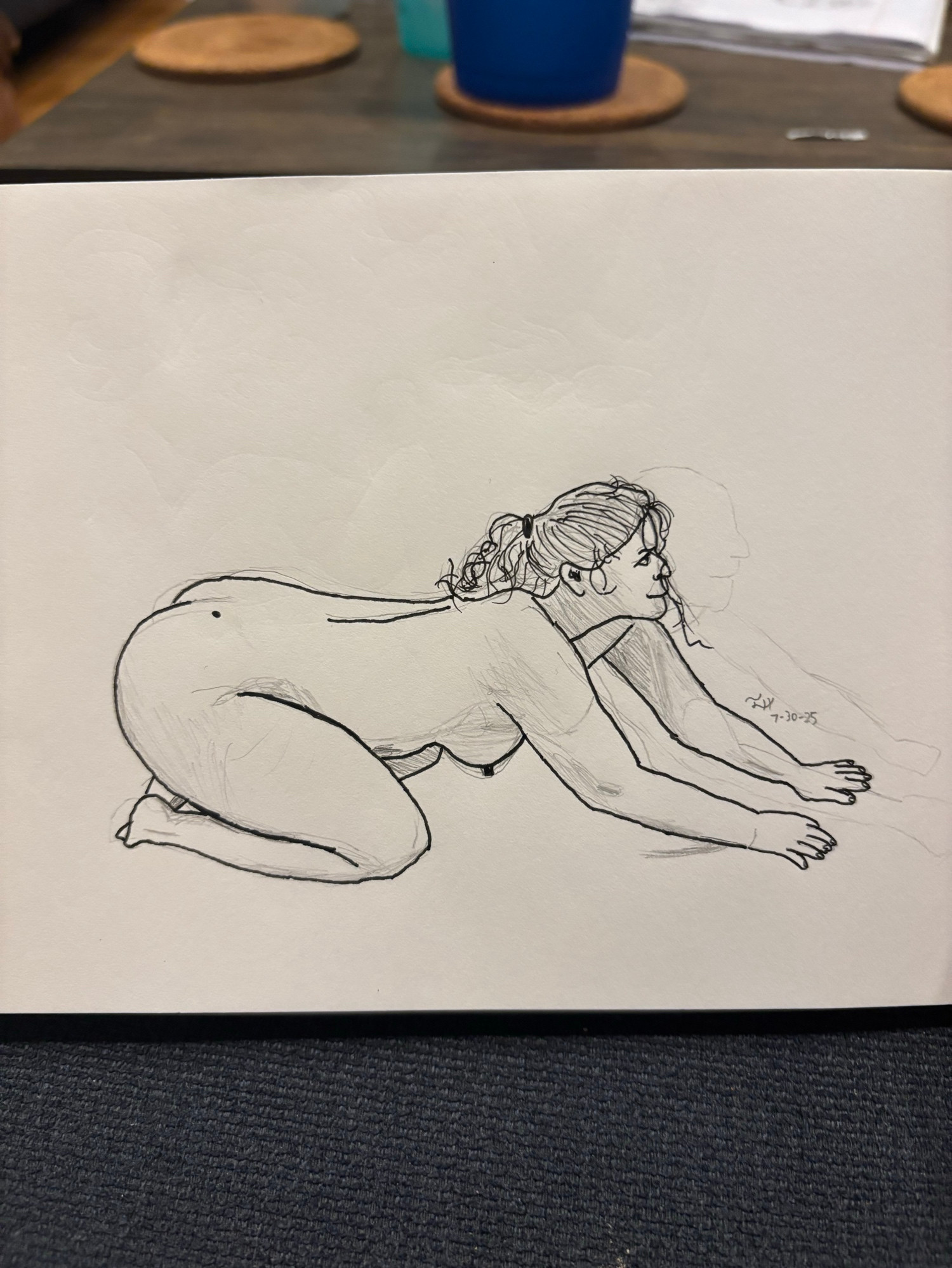 Naked woman