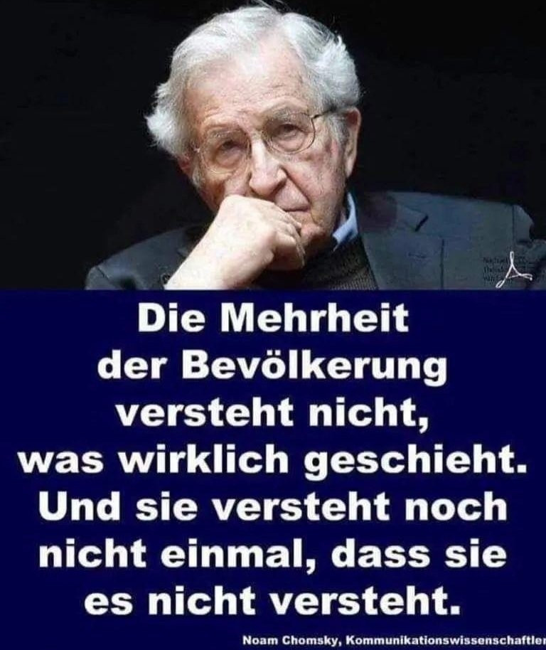 Die Mehrheit der (gewöhnlichen) Bevölkerung versteht nicht, was wirklich geschieht. Und sie versteht noch nicht einmal, daß sie es nicht versteht.