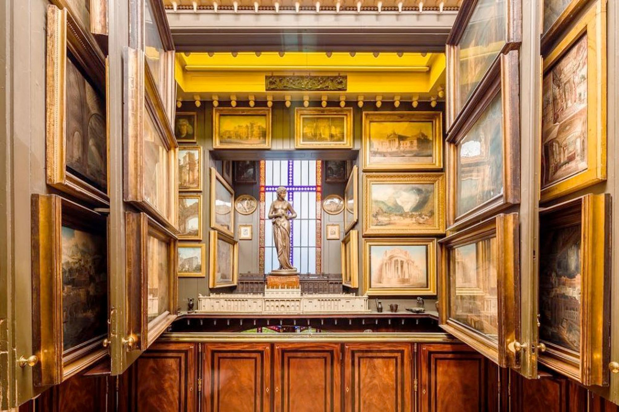 A room at Sir John Soane's Museum in London