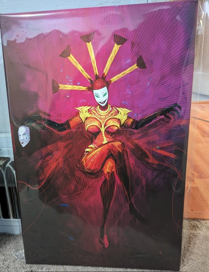 Art I got from a convention, Hexadecimal from Reboot