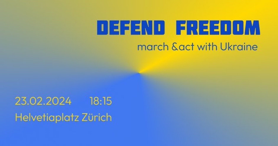 Defend freedom, march&act with Ukraine