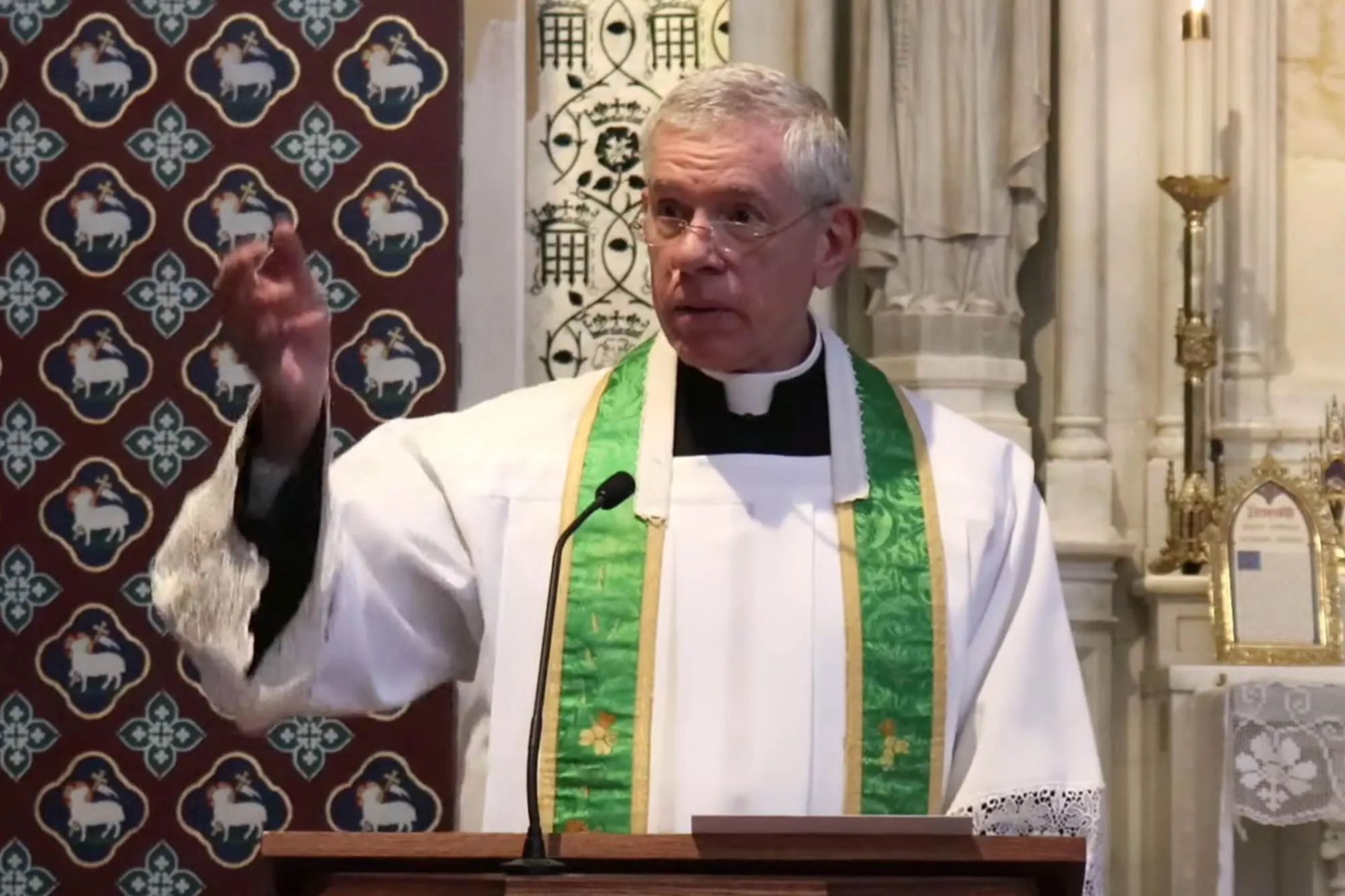 A picture of James W. Jackson in his priest attire