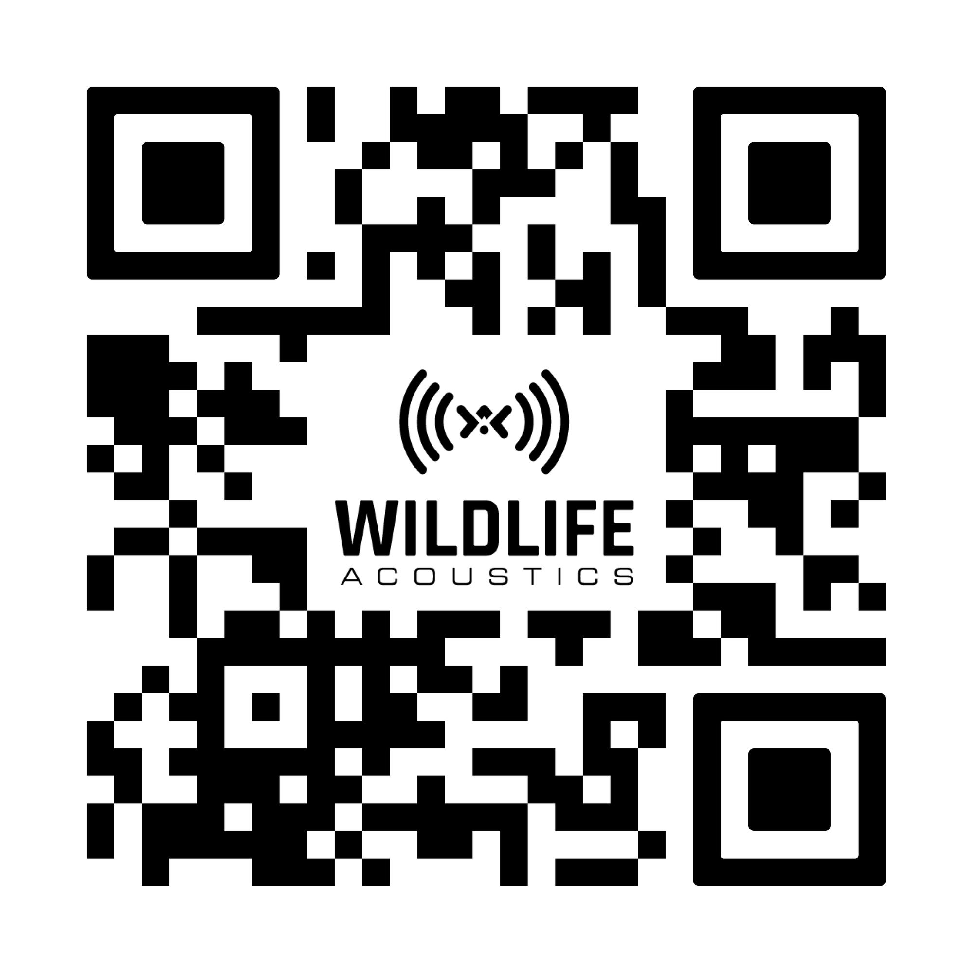 A QR code: scan it and get a chance at a free song meter micro 2