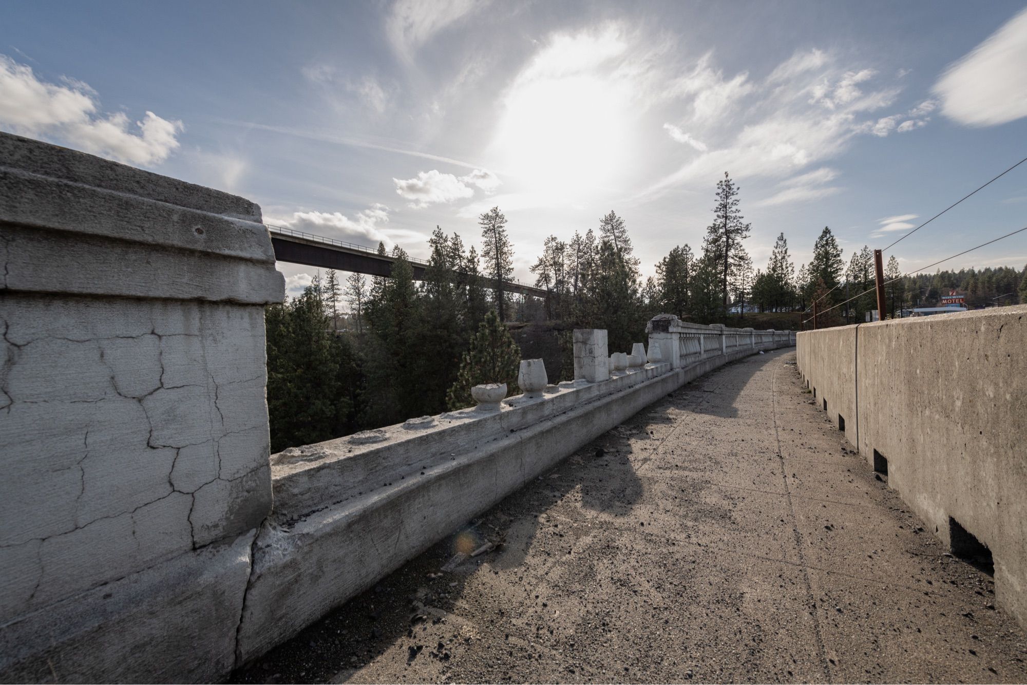 Sunset Bridge decay in Spokane, Wash.