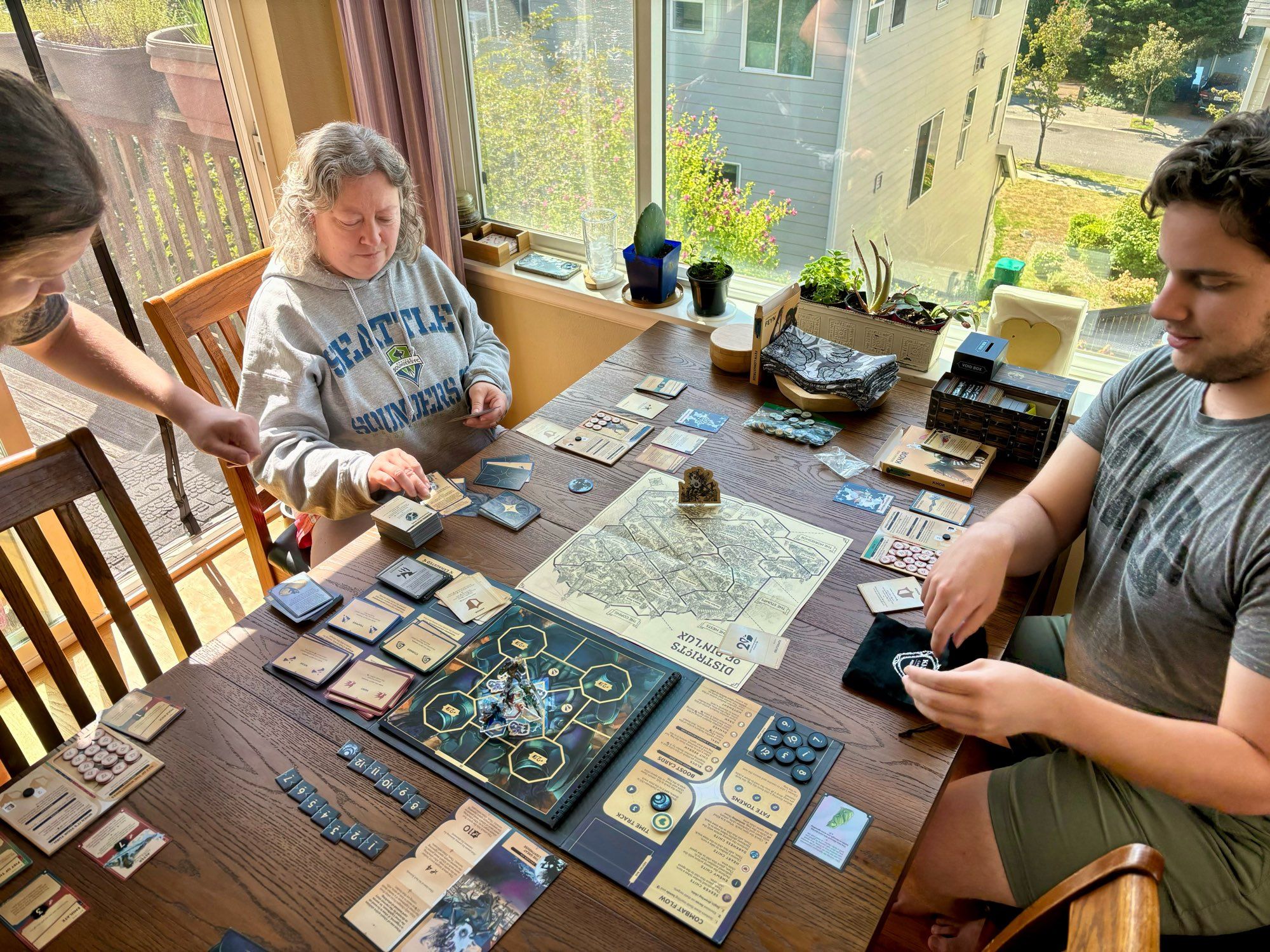 The fam, basking in the glory of victory.