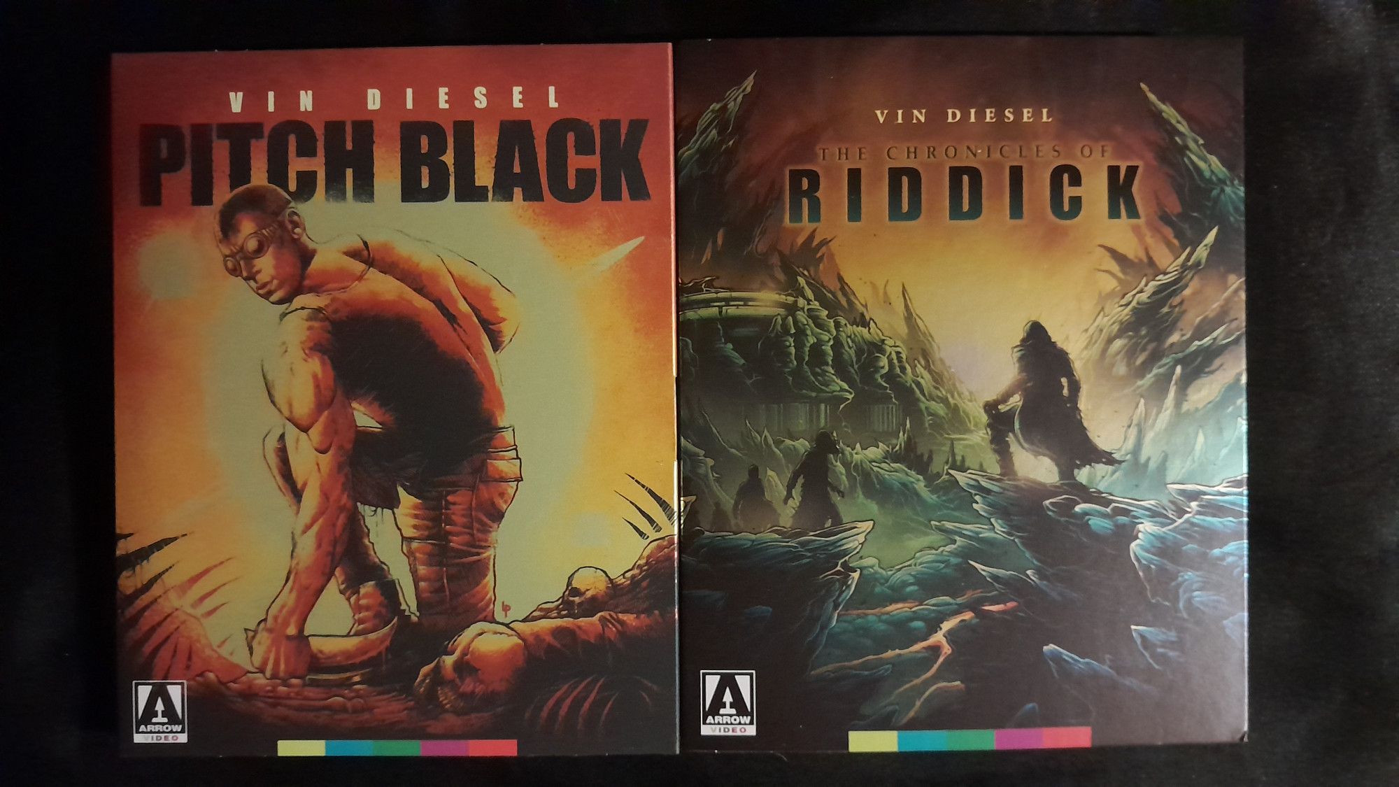 Arrow Video's Blu-rays of "Pitch Black" and "Chronicles of Riddick".