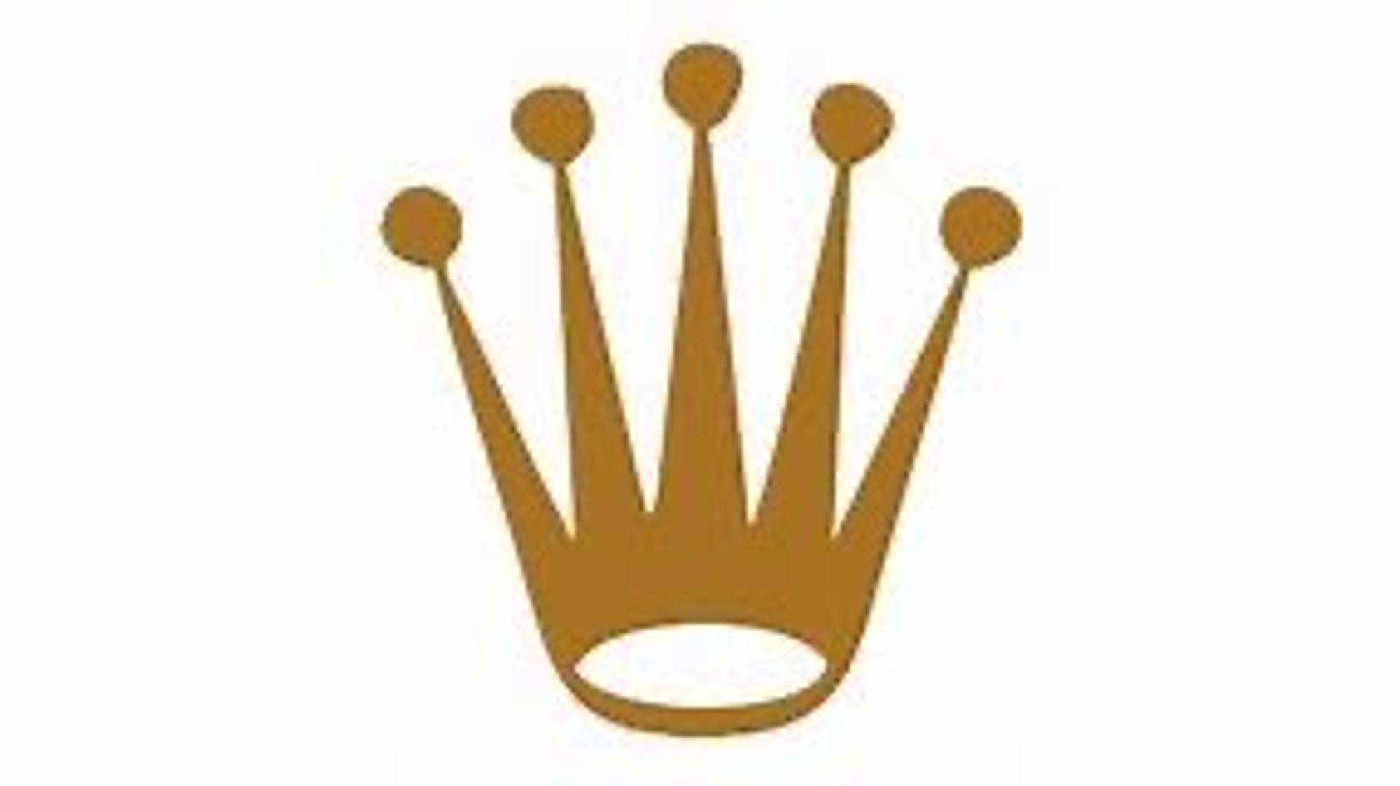 Rolex gold crown logo