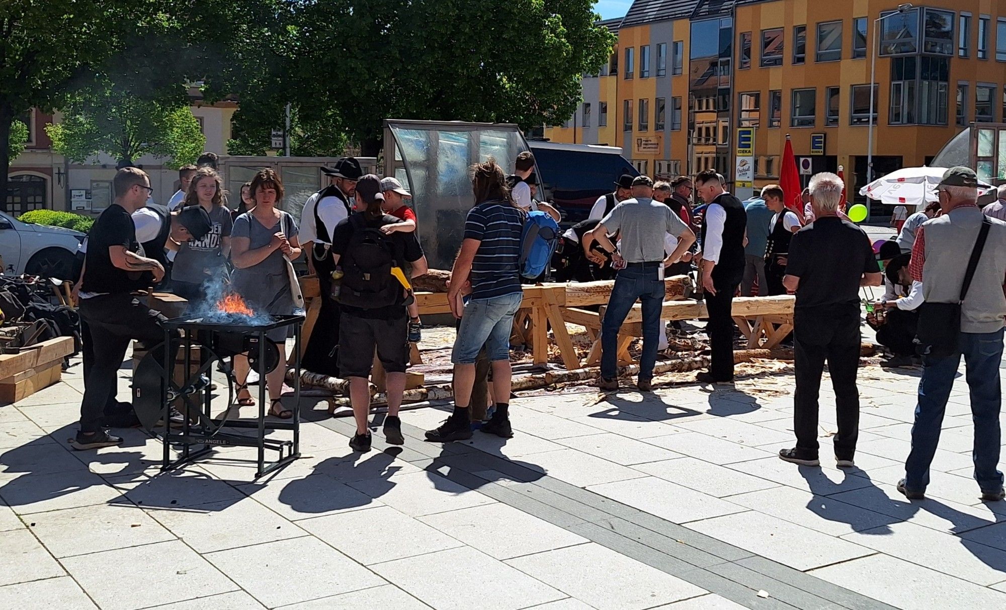 Handwerker auf dem Kornmarkt am 1. Mai  2024