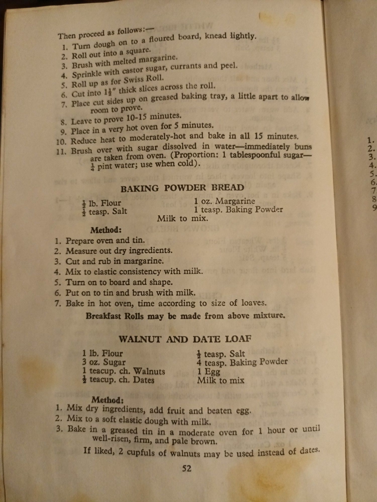 BAKING POWDER BREAD RECIPE