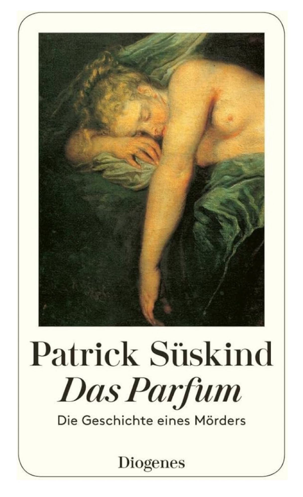 Buch Cover, nackte schlafende Frau, Patrick Süskind das Parfüm