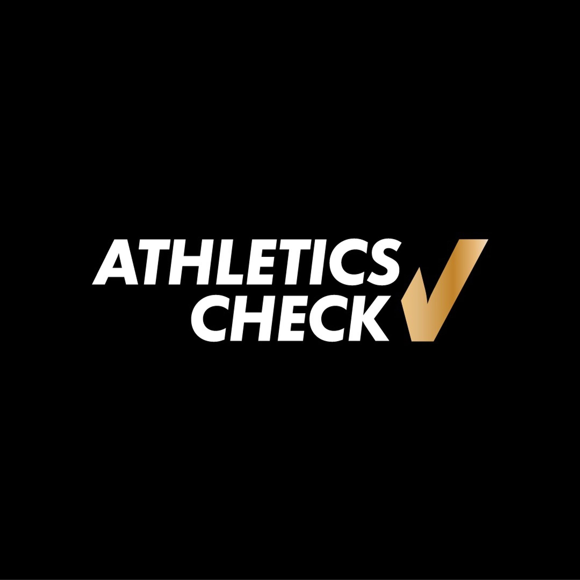 My Athletics Check logo! A check mark at the end is comprised of the “V” in my “IV” logo. 