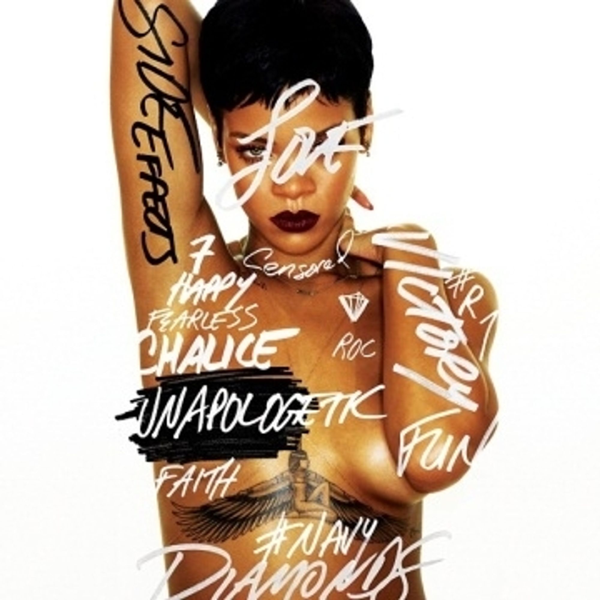 capa do unapologetic da Rihanna