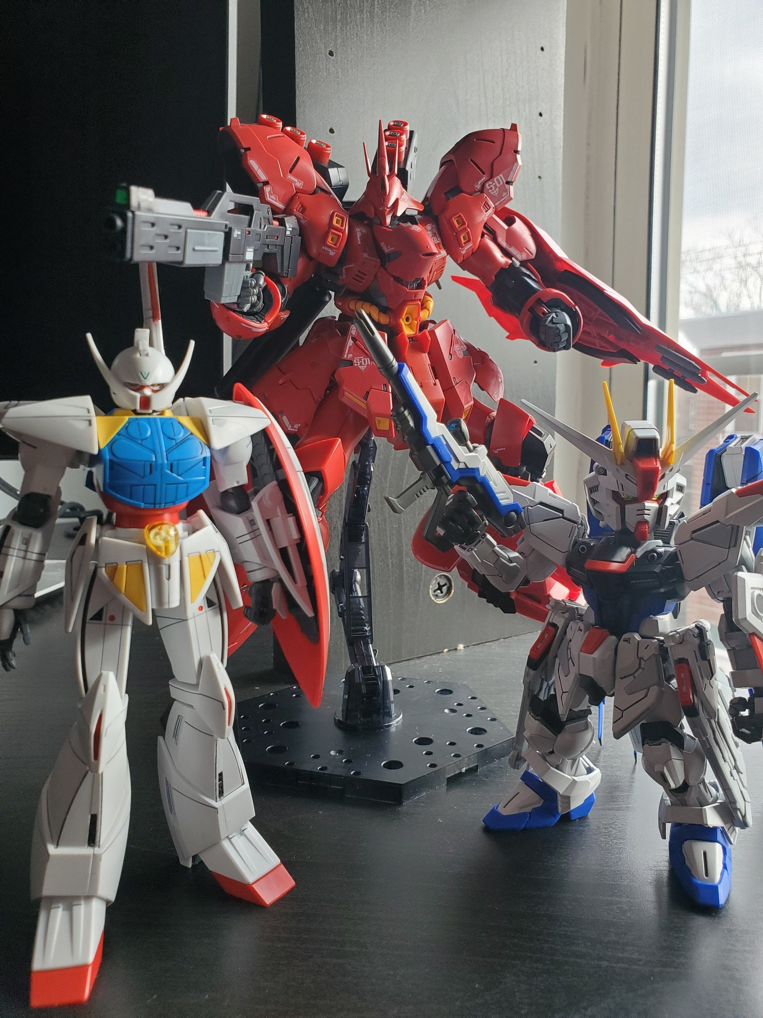 HG Turn A Gundam, RG Sazabi, MGSD Freedom Gundam