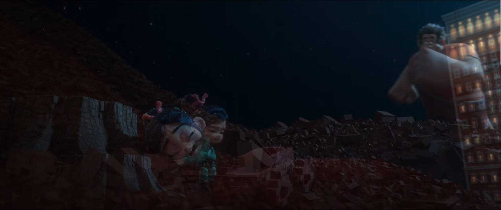 Vanellope tries to sleep, but cannot forget her looming concerns