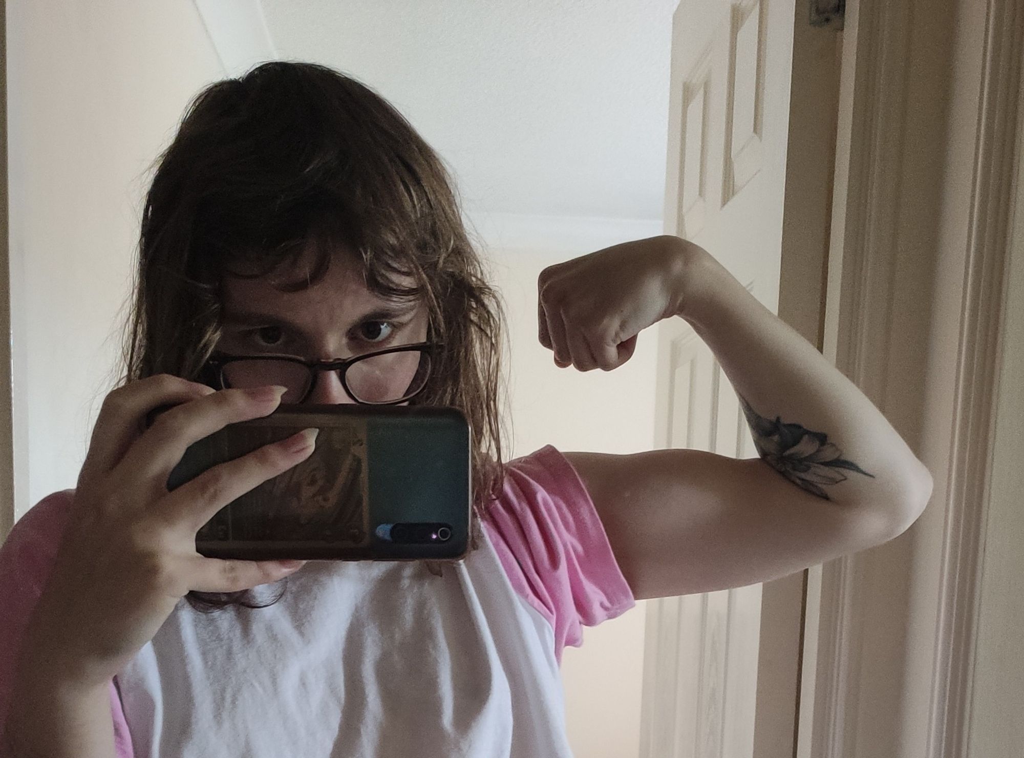 photo of me flexing my bicep