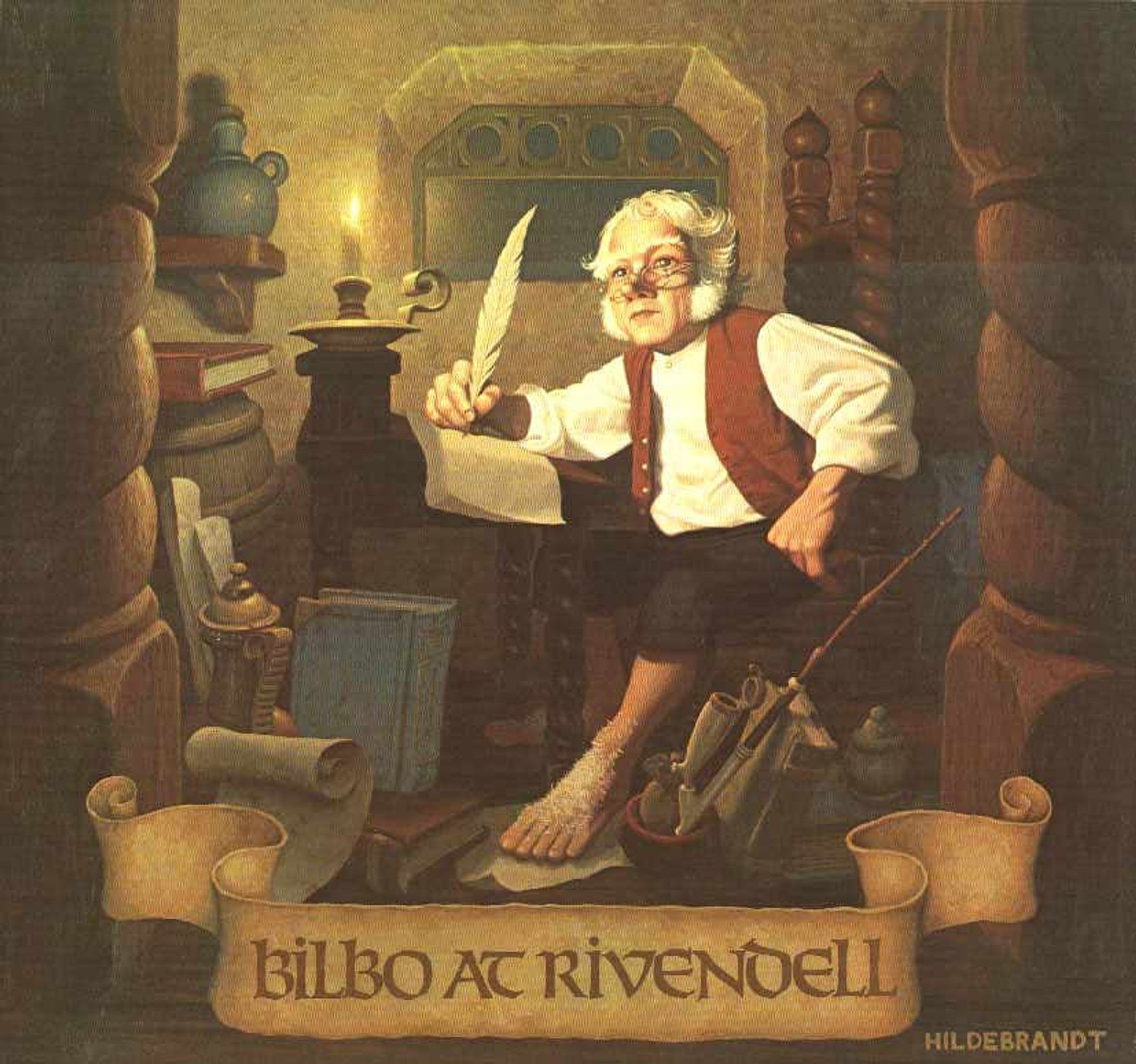 Bilbo at Rivendell