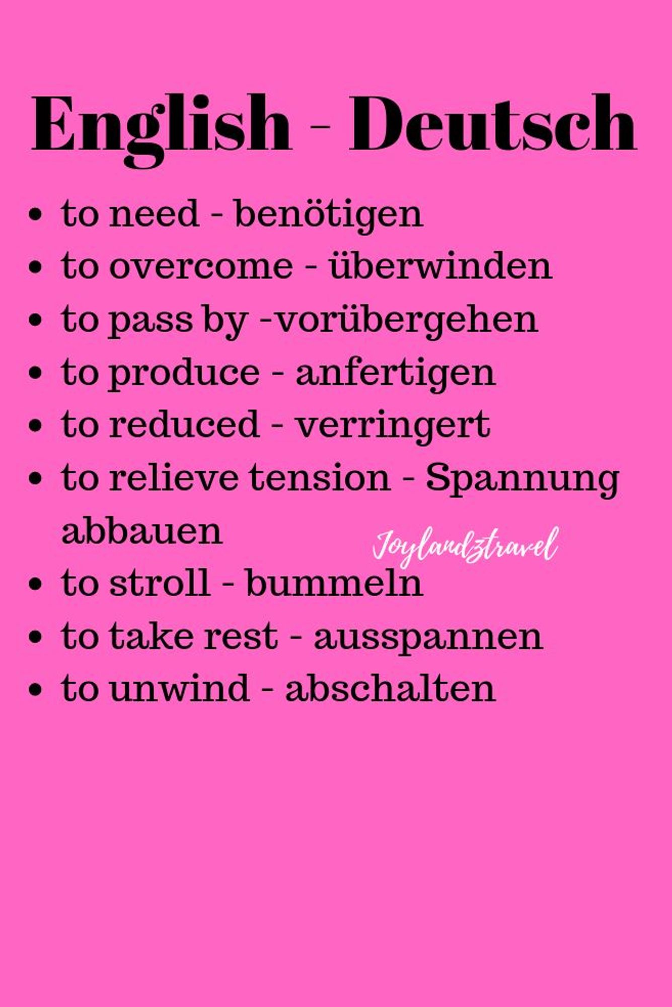 #German #vocabulary: I need to memorize words like benötigen, überwinden & vorübergehen... #Deutsch #languages #Wortschatz