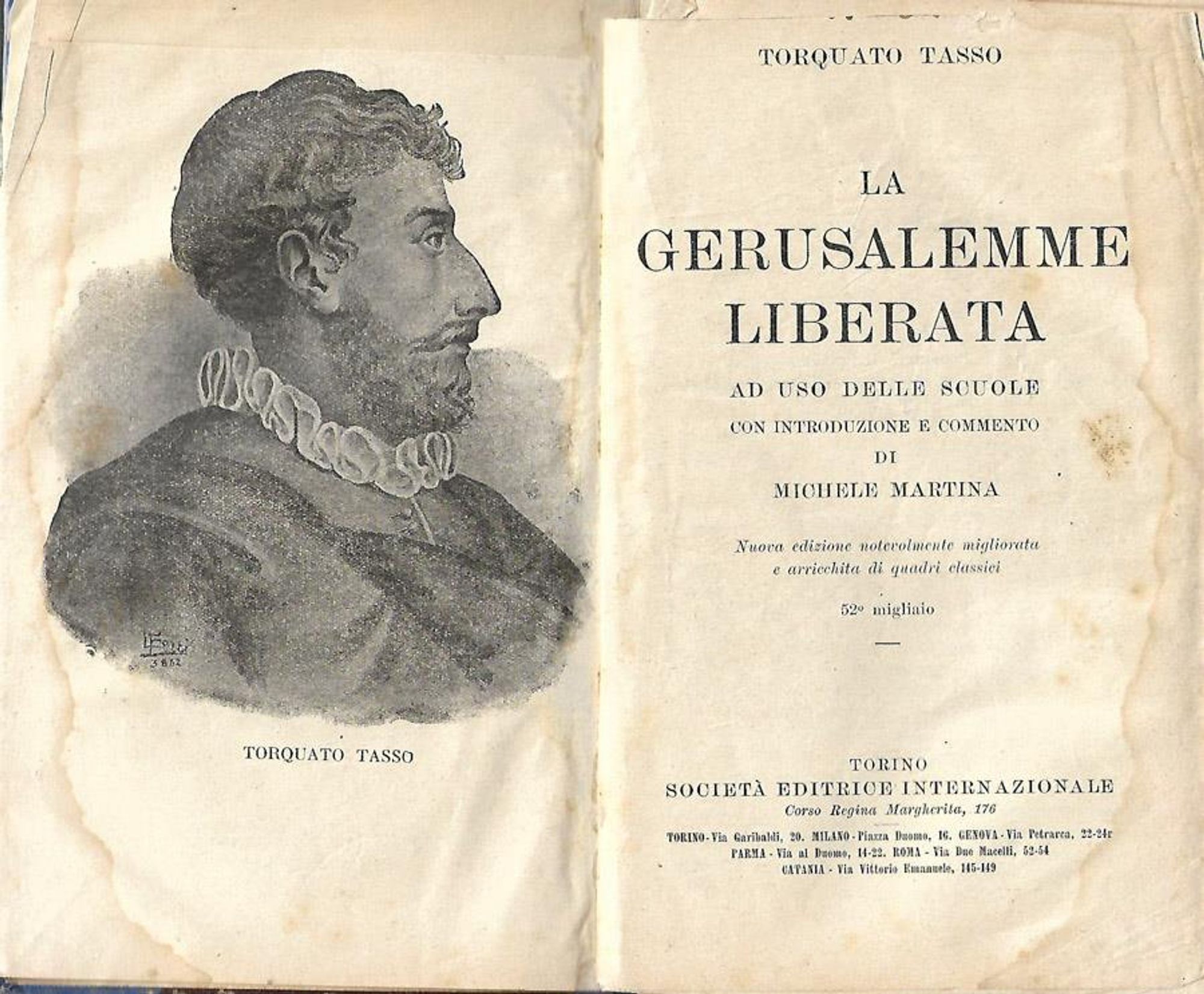 Torquato Tasso~"La Gerusalemme Liberata"