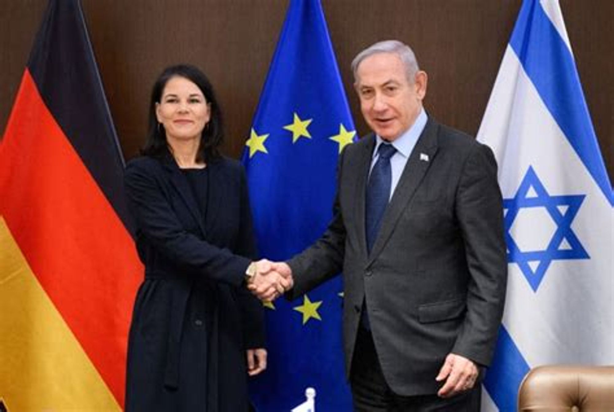 Annalena Baerbock & Benjamin Netanyahu