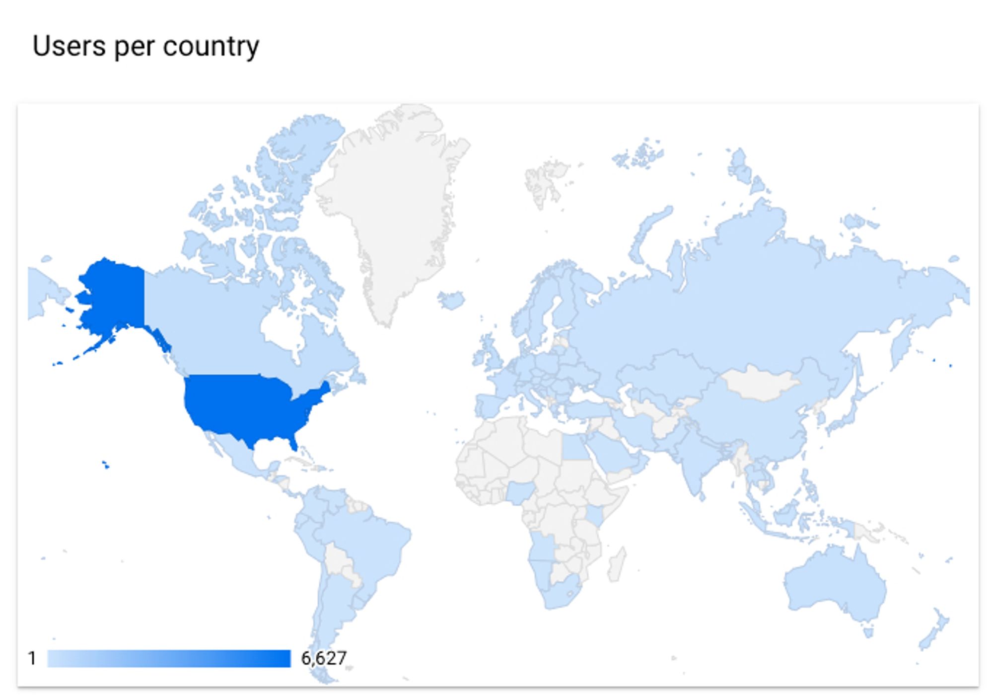 a global map showing where FathomVerse game players are from. players represent 100 different countries, with most of the Americas, Europe, and Asian countries represented.