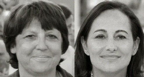 Martine Aubry et Ségolène Royal