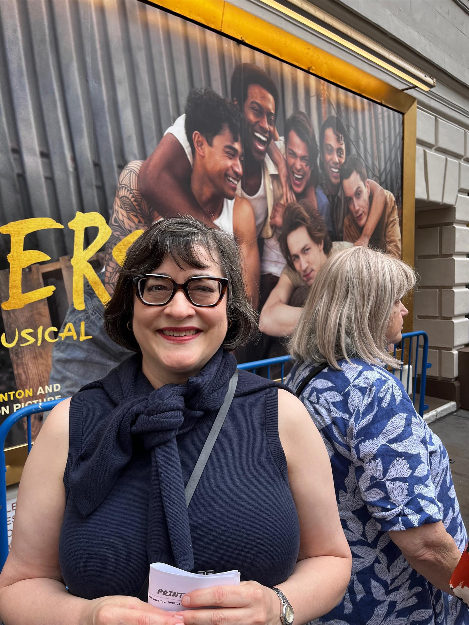 Christine at The Outsiders at Jacobs Theater