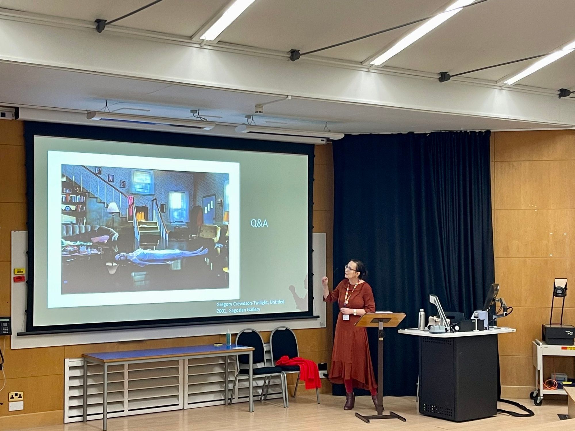 Dr Dana Lungu at the University of Bristol during the launch of her book