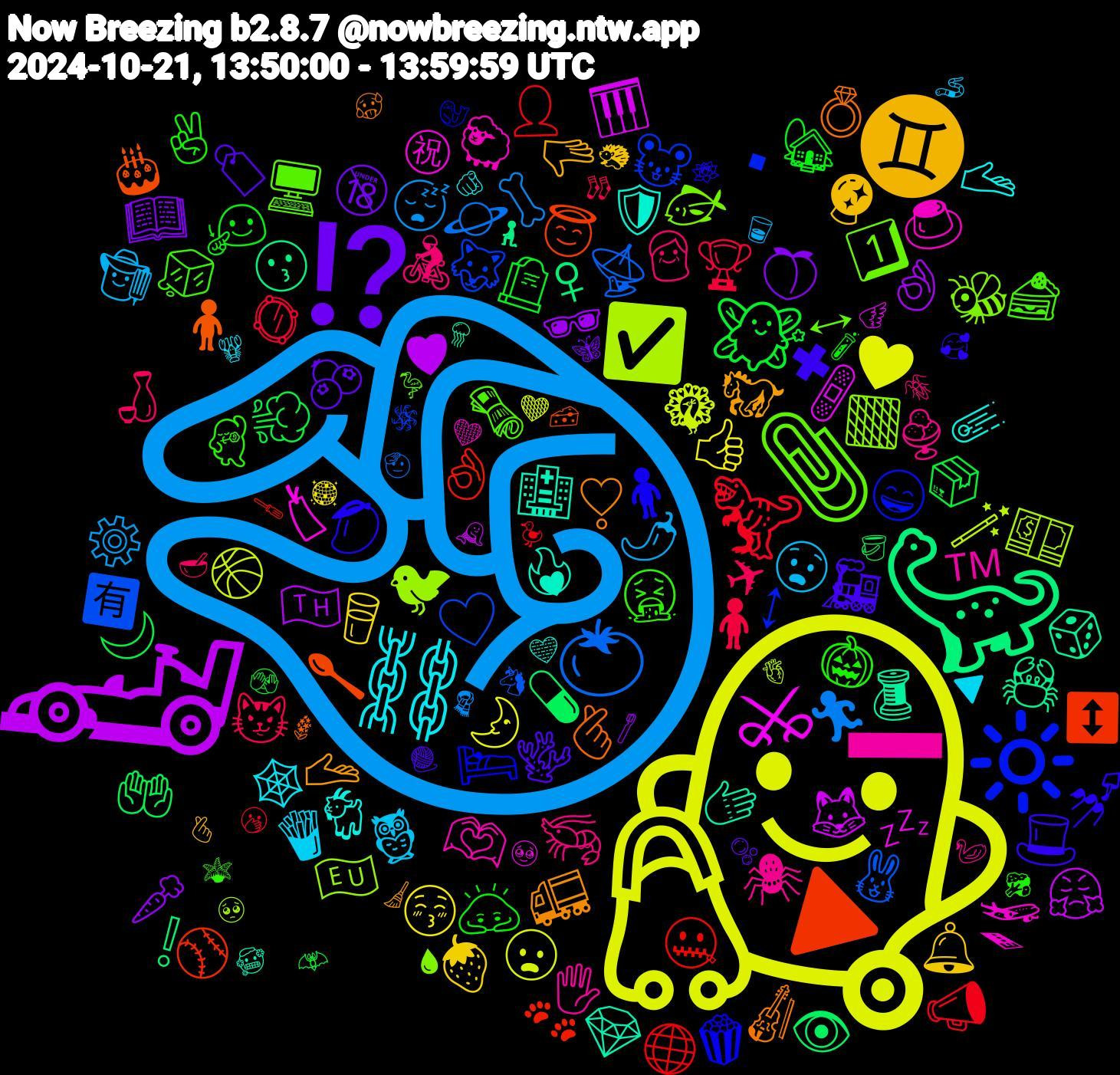 Emoji Cloud; its emojis (sorted by weighted frequency, descending):  🤏🏻, 👨‍⚕️, 🏎️, 🦕, 🔺, 🔆, 📎, ➖, ⛓️, ♊, ⁉️, 🧚‍♀️, 🦖, 🍅, ✅, ⚔, 🫱, 🫰, 🥭, 🤮, 🚴, 😧, 😚, 🕶️, 💊, 👌🏼, 🐺, 🐝, 🍮, ☄️, 🫴, 🪸, 🧏🏻‍♀️, 🧍🏻, 🦴, 🦚, 🦊, 🦀, 🥄, 🛌, 🗞️, 🕷️, 🔻, 🔔, 📖, 💨, 👤, 🐰, 🐦‍⬛, 🏷, 🏥, 🎻, 🎩, 🎃, 🍶, 🌶️, 🌛, 🇹🇭, ❕, ⚾, ▪, 1️⃣, 🫶, 🫴🏻, 🫳, 🫐, 🪦, 🪞, 🪐, 🪄, 🩹, 🧵, 🧍‍♂️, 🧍, 🧊, 🦐, 🦉, 🥛, 🥕, 🤲🏻, 🤐, 🤍, 🟧, 🛫, 🛡️, 🚛, 🚂, 🙇, 😼, 😴, 😦, 😤, 😗, 😇, 😄, 🖥️, 🖐, 🕸️, 🔮, 🔞, 📦, 📣, 📡, 💵, 💤, 💎, 💍, 💅, 💃, 👴🏻, 👩‍🌾, 👍🏿, 👌, 👁️, 🐾, 🐭, 🐟, 🐑, 🐐, 🐎, 🏷️, 🏡, 🏆, 🏃, 🏀, 🎹, 🎲, 🎂, 🍿, 🍰, 🍨, 🍟, 🍓, 🍑, 🌙, 🌐, 🈶, 🇪🇺, ㊗, ❤️‍🔥, ❣️, ✖, ✌, ✈, ⚙️, ♥️, ♥, ♀, ↕️, ↕, ↔, ™️, 🫵, 🫰🏻, 🫧, 🫣, 🫢, 🫡, 🫀, 🪽, 🪼, 🪻, 🪷, 🪴, 🪳, 🪱, 🪩, 🪥, 🪣, 🪛, 🪅, 🩸, 🩶, 🩵, 🧹, 🧶, 🧪, 🧦, 🧣, 🧡, 🧜, 🧎🏻‍♀️, 🧀, 🦭, 🦩, 🦢, 🦞, 🦔, 🦋, 🦇, 🦆, 🦄, 🥺, 🥹, 🥶, 🥵, 🥰, 🥦, 🥣, 🥃