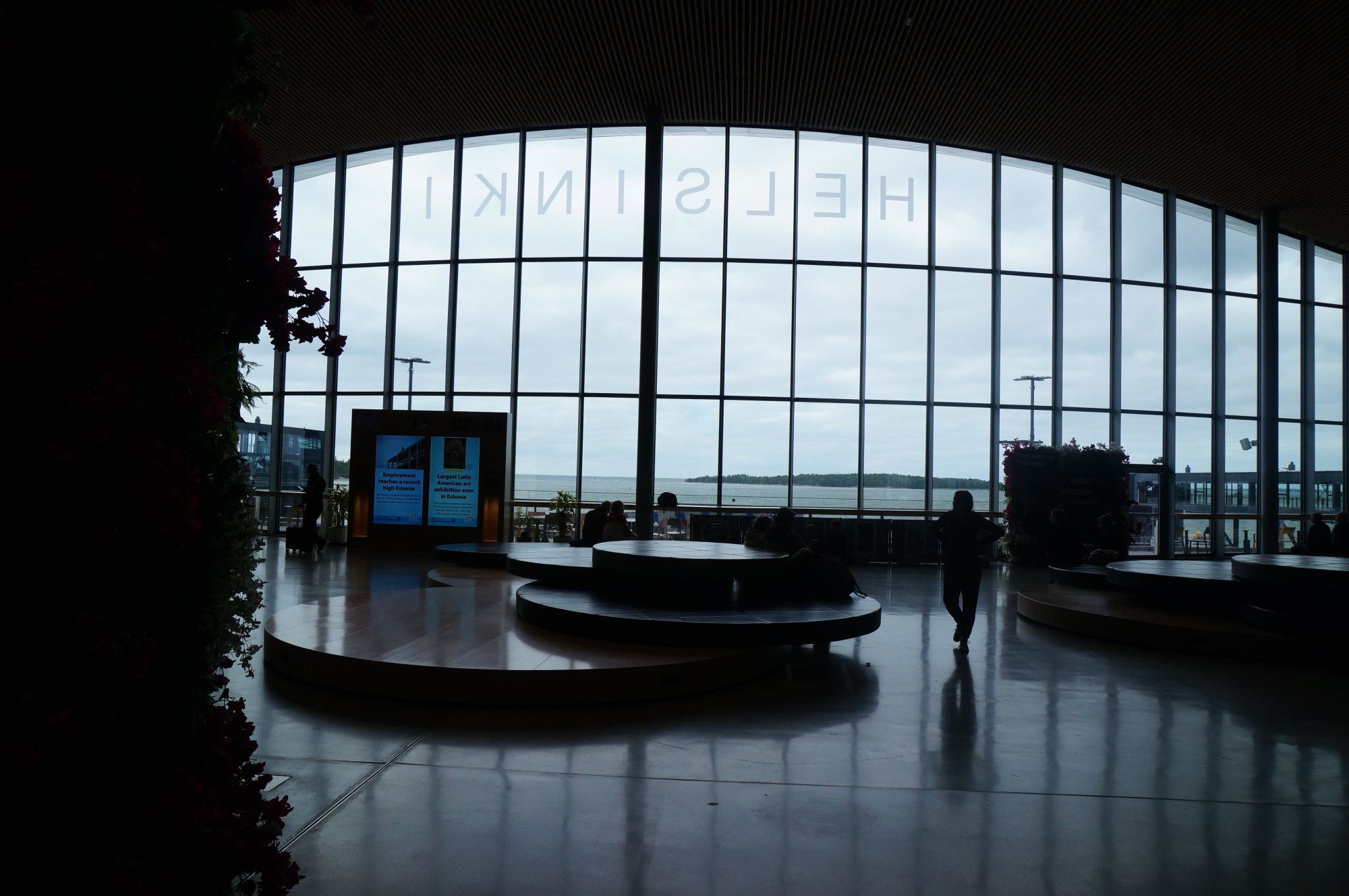 Panorama view from port Terminal 2, Helsinki