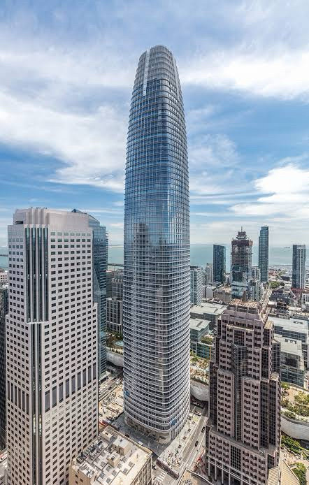 The Salesforce Tower in San Francisco which is implied to look like a penis, but we're arguing about if it has a foreskin or not.